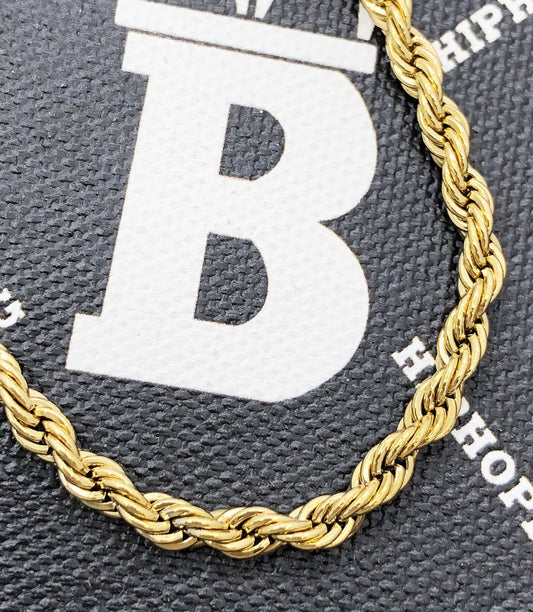4MM Stainless Steel French Rope Chain