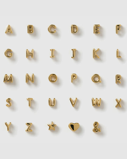 Alphabet String Bracelet - Sand