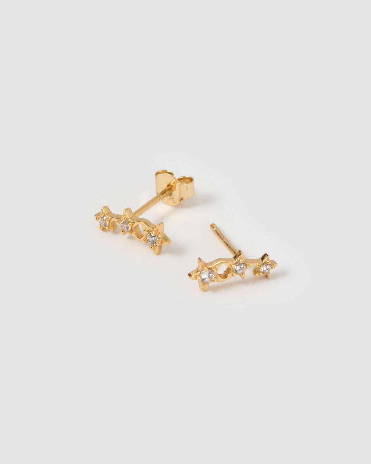 Astra Triple Star Earrings