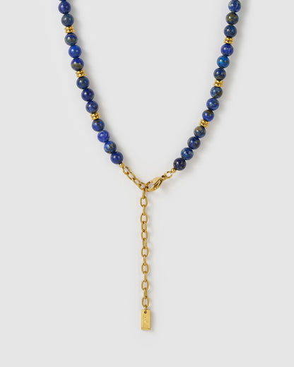 Azure Charm Necklace - Lapis Lazuli