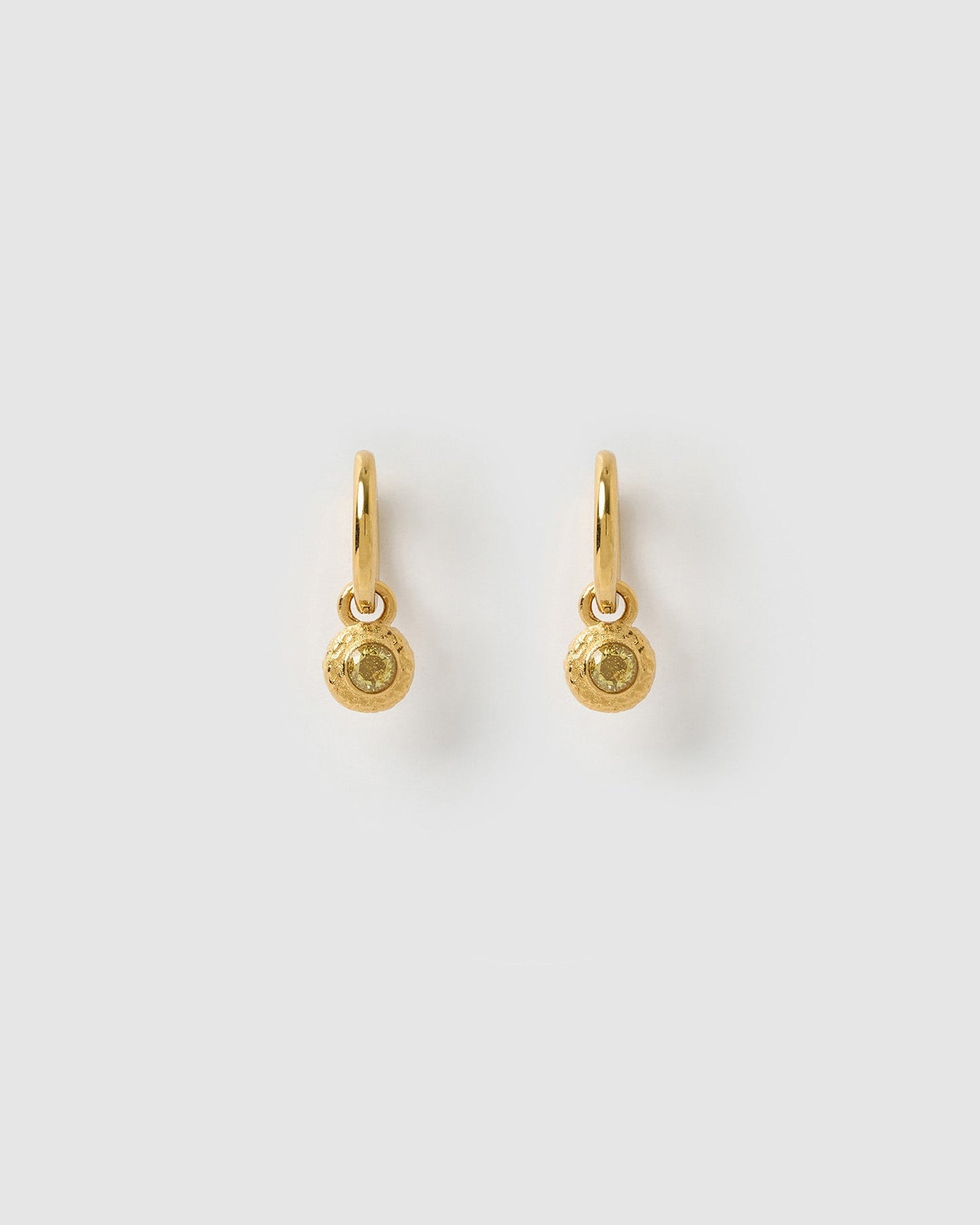 Crushed Birthstone Earrings