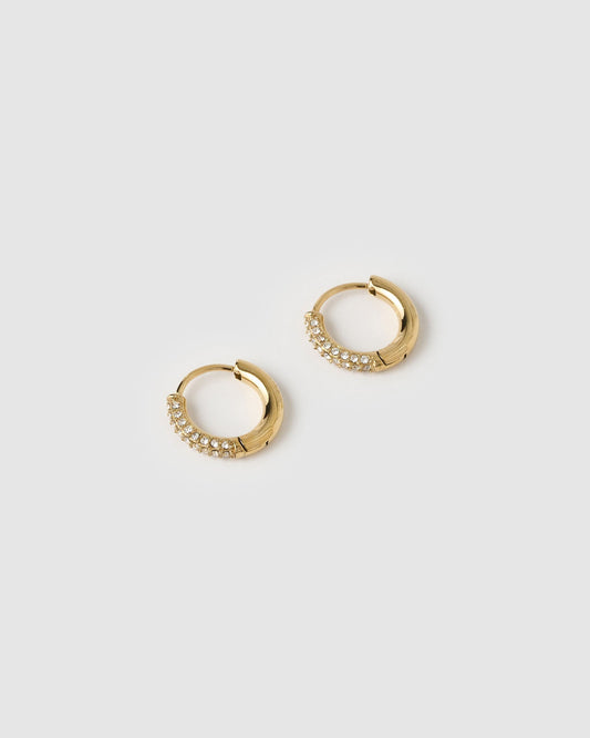 Imogen Gold Huggie Earrings