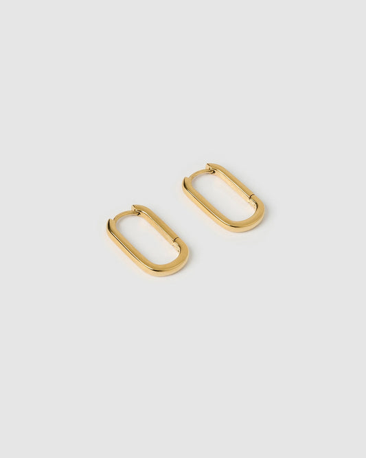 Link-Up Gold Hoop Huggies - Medium