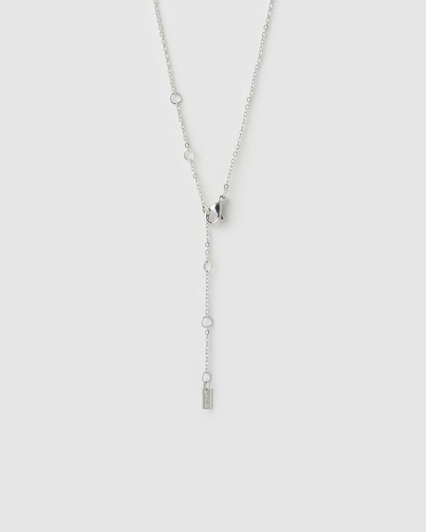 Mini Initial Silver Necklace