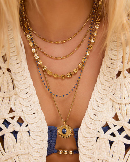 Peggy Necklace - Blueberry