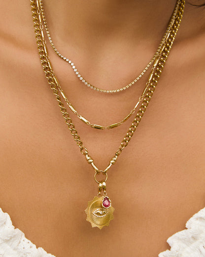 Charlize Tennis Necklace