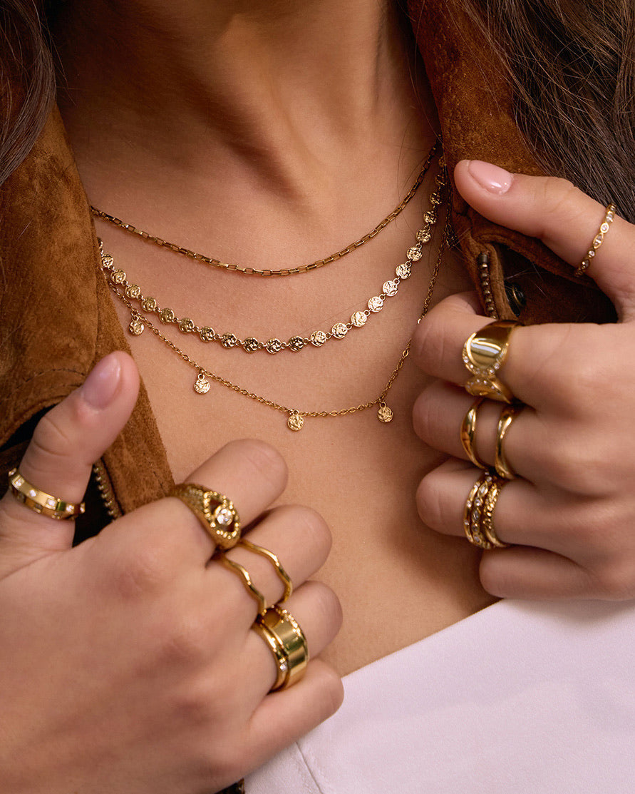 Atlas Gold Necklace