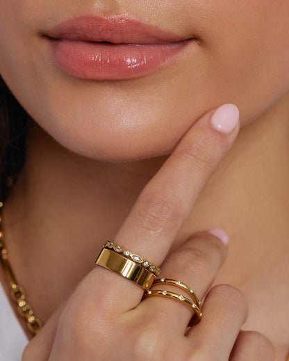Viola Double Ring Stack