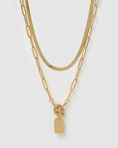 Tag Necklace Stack