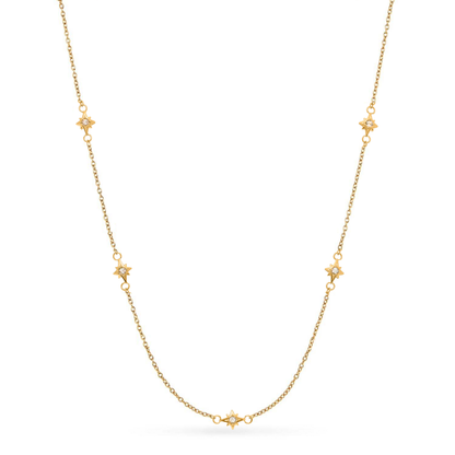 Written in The Sand Initial Necklace (Gold)