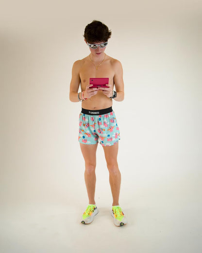 Men's Flying Pigs 4" Half Split Shorts